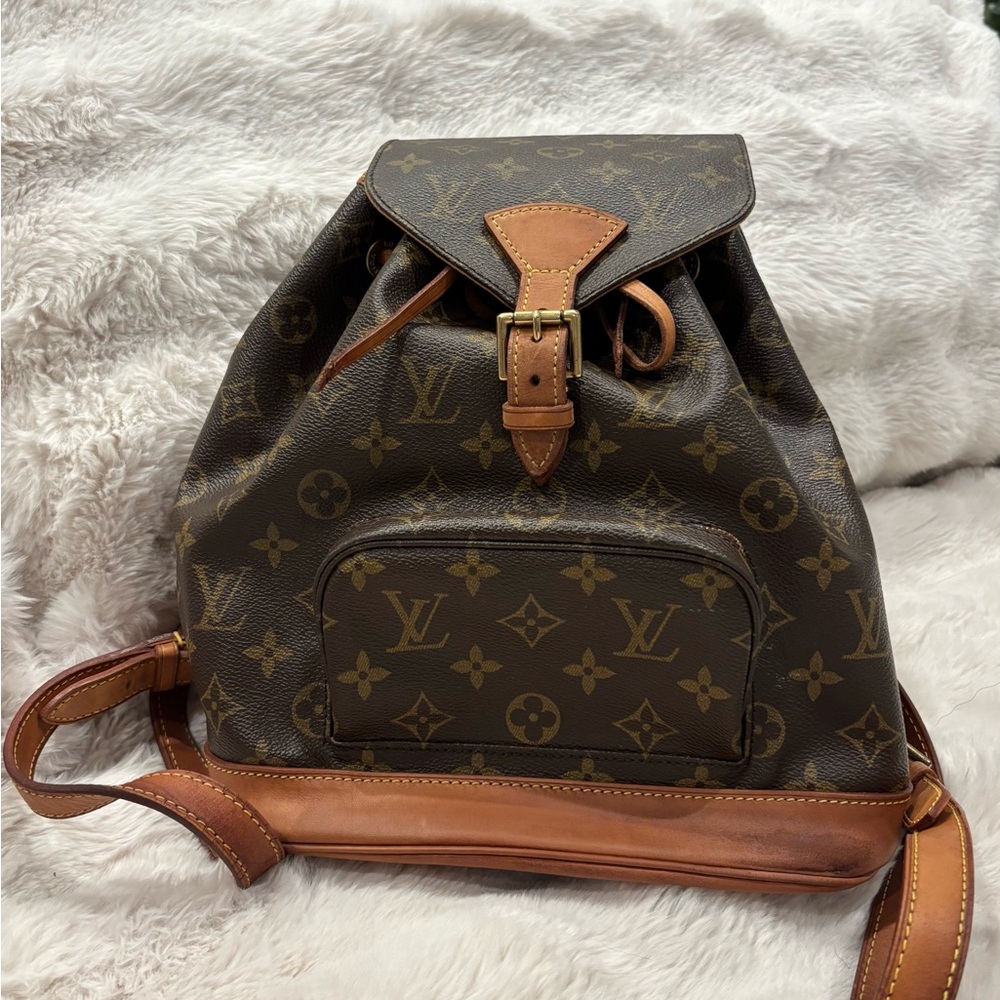Authentic Louis Vuitton Montsouris MM Backpack